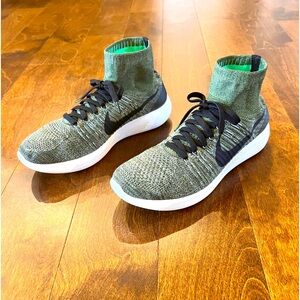 Nike LunarEpic Flyknit 'Rough Green' Sneakers, Men’s Sz 12.5